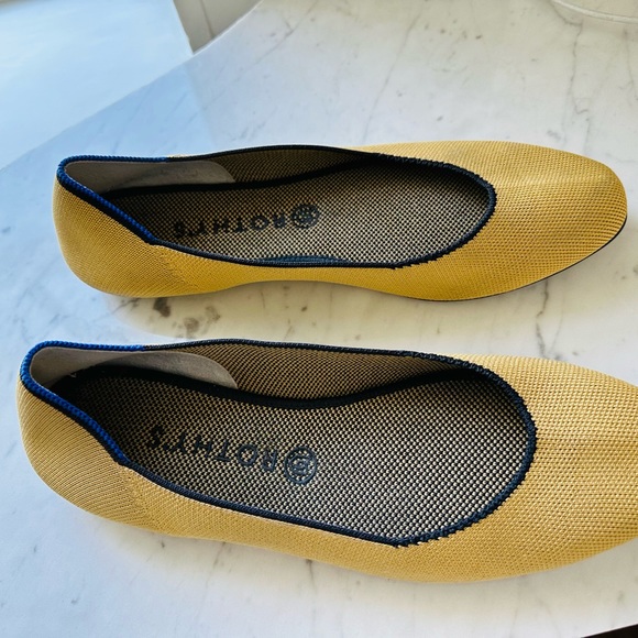 Rothy’s Chai Square Toe Flat 11.5 - Picture 3 of 4